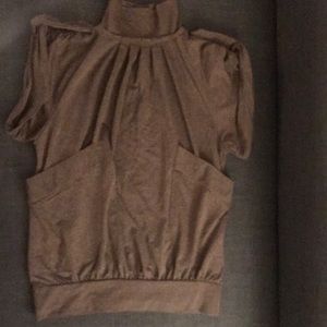 Zara High Neck Blouse